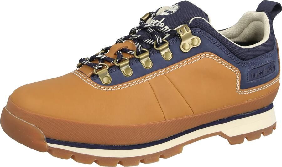 TIMBERLAND Sportieve veterschoen beige marine cognac donkerbruin