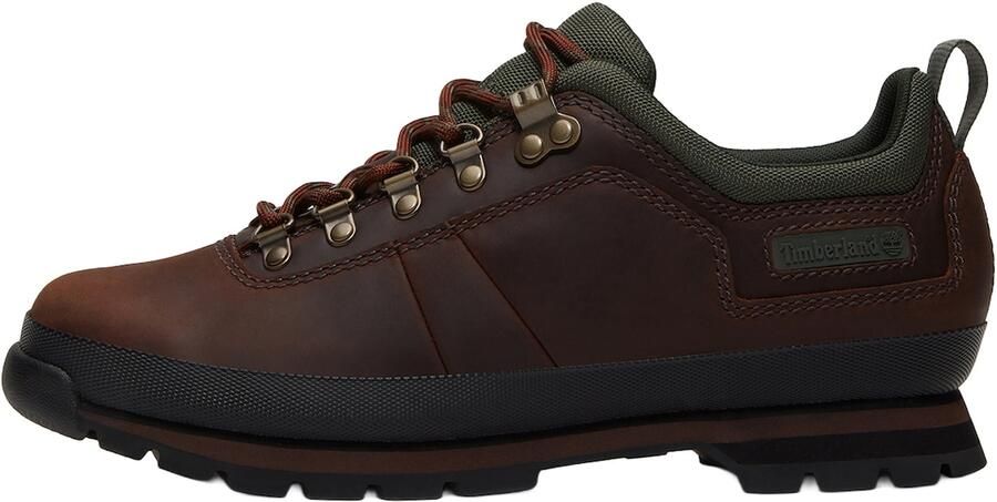 TIMBERLAND Sportieve veterschoen donkerbruin donkergroen zwart