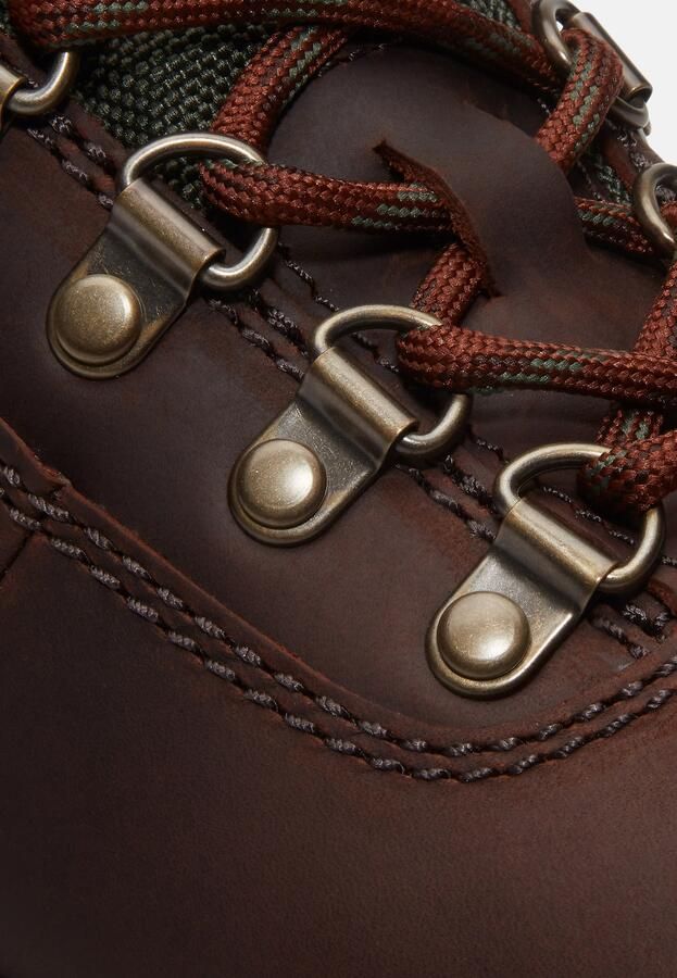 TIMBERLAND Sportieve veterschoen donkerbruin donkergroen zwart - Foto 4