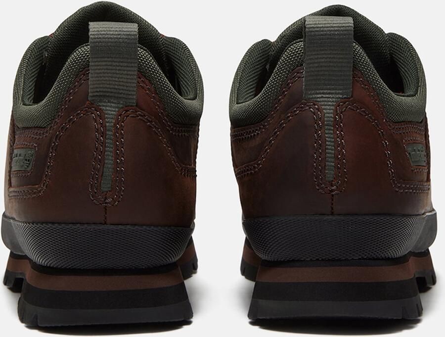 TIMBERLAND Sportieve veterschoen donkerbruin donkergroen zwart - Foto 2