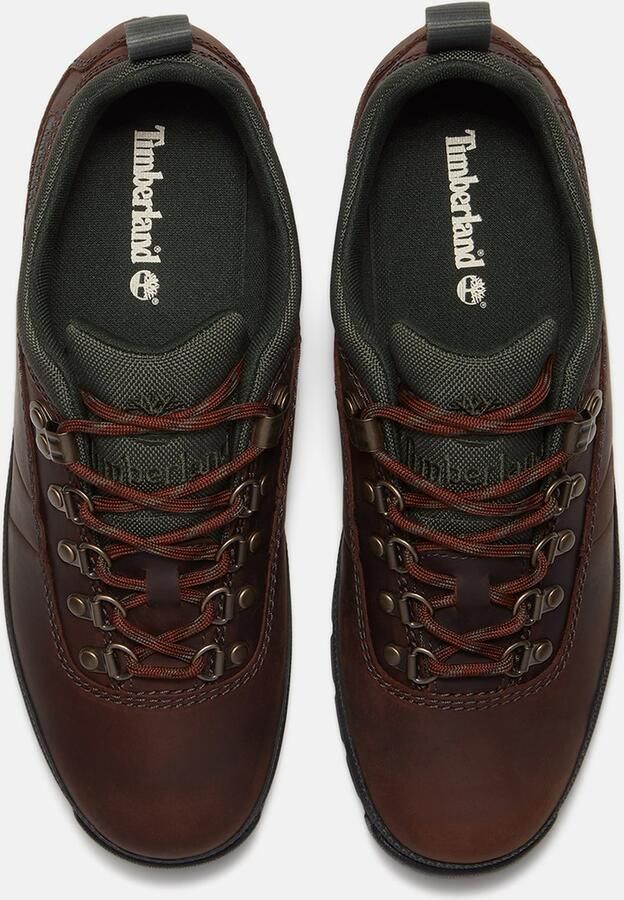 TIMBERLAND Sportieve veterschoen donkerbruin donkergroen zwart - Foto 3