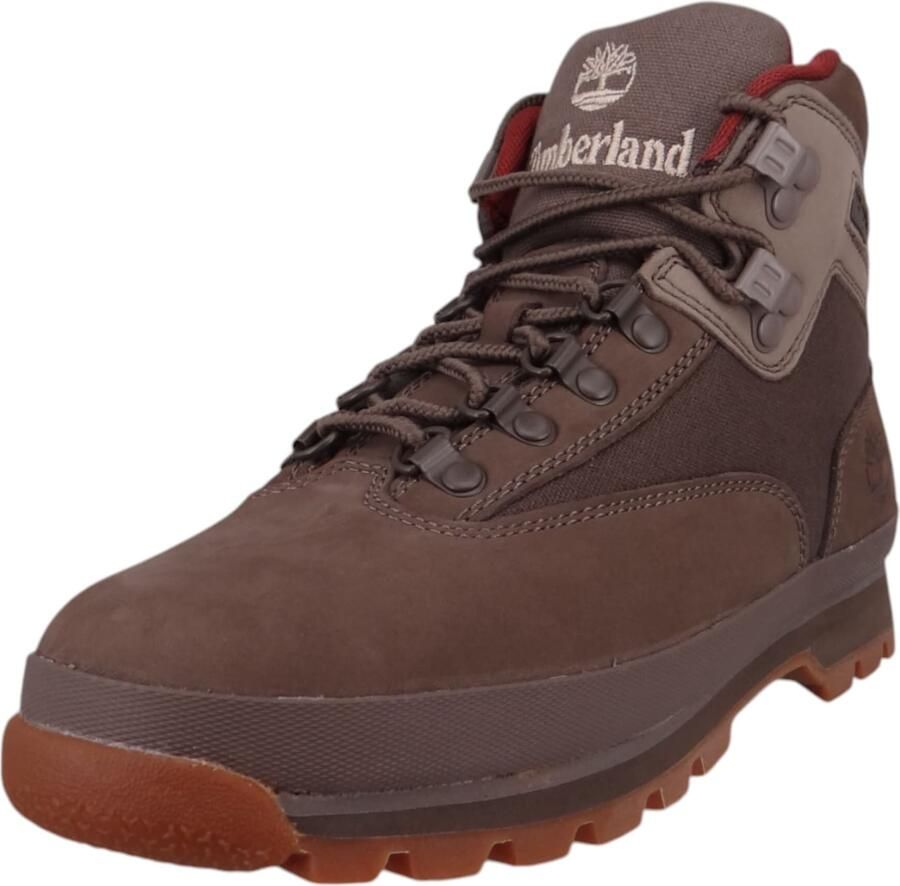 TIMBERLAND Veterboots 'Euro Hiker' bruin brokaat donkerbruin