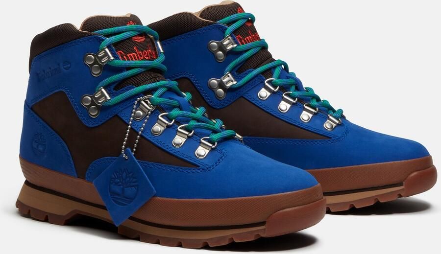 TIMBERLAND Veterboots kobaltblauw bruin - Foto 5