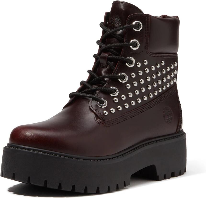 TIMBERLAND Veterlaarsjes bourgogne zilver