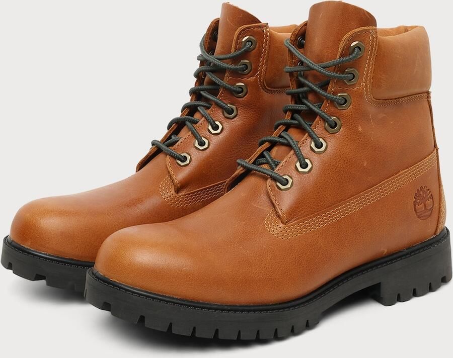 Timberland Laarzen 6 In Lace Waterproof Boot Wheat Nubuck W Natural - Foto 3