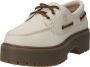 Timberland Stone Street Boat Shoe dames veterschoen Wit - Thumbnail 3