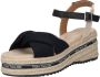 Tom Tailor Sleehaksandaaltjes Mimi zomerschoen sandaal keilhak met klittenbandsluiting - Thumbnail 2