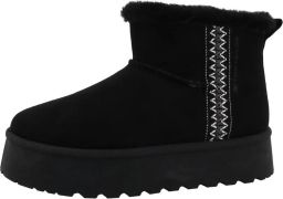 TOM TAILOR Boots donkergrijs zwart wit