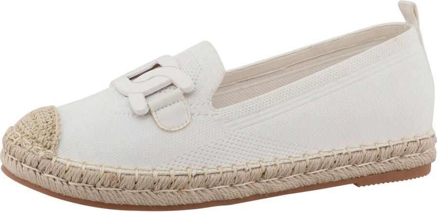 TOM TAILOR Espadrilles camel wit