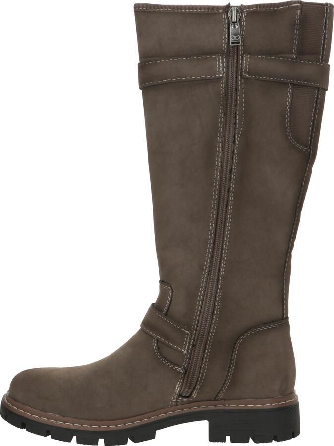 Tom Tailor Laarzen met gespdetails taupe - Foto 3