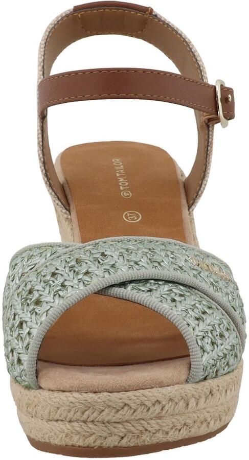TOM TAILOR Sandaal beige bruin mintgroen - Foto 5