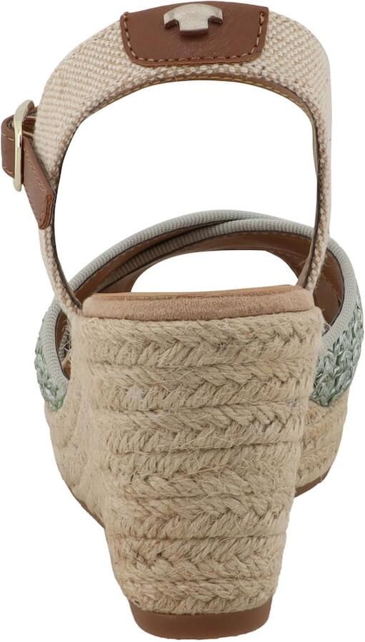 TOM TAILOR Sandaal beige bruin mintgroen - Foto 4