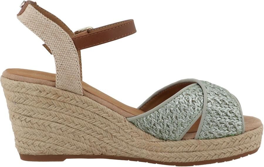 TOM TAILOR Sandaal beige bruin mintgroen - Foto 3