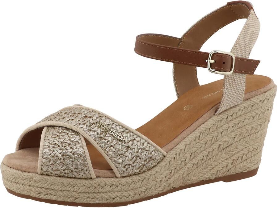 Tom Tailor Sandalen met sleehak THERESA