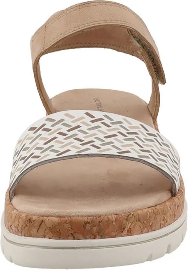TOM TAILOR Sandaal beige sand bruin wit - Foto 2