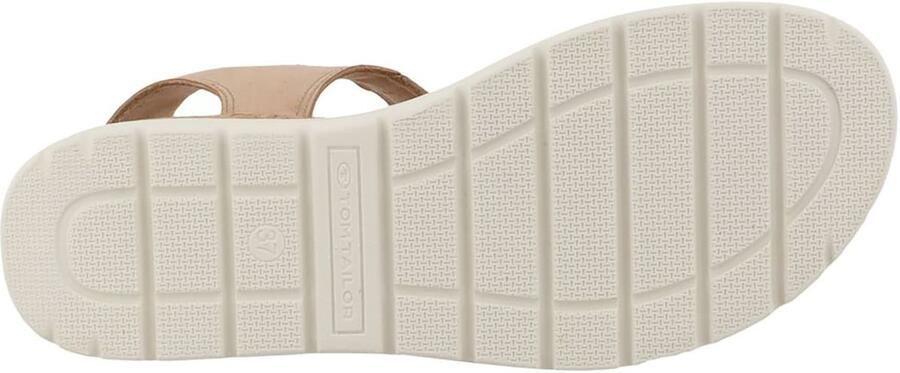 TOM TAILOR Sandaal beige sand bruin wit - Foto 6