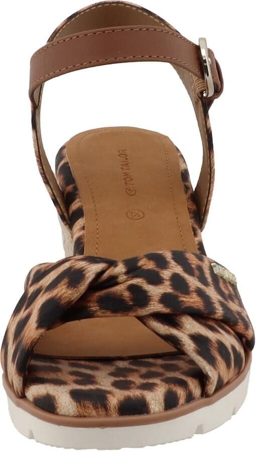 TOM TAILOR Sandaal camel sand bruin zwart - Foto 5