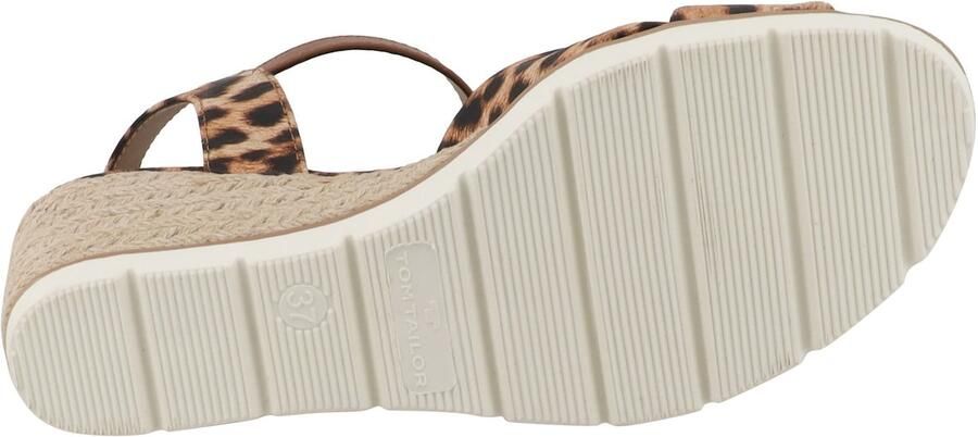TOM TAILOR Sandaal camel sand bruin zwart - Foto 6