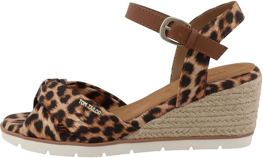TOM TAILOR Sandaal camel sand bruin zwart - Foto 2