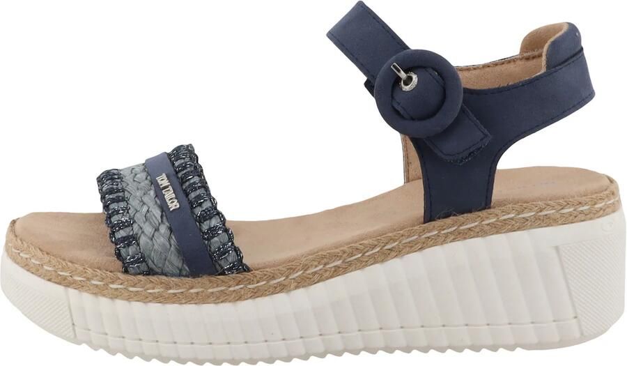 TOM TAILOR Sandaal marine smoky blue zilver - Foto 3