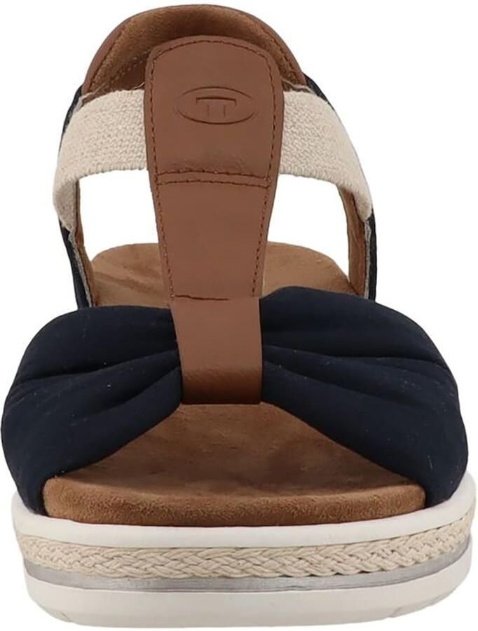 TOM TAILOR Sandaal navy bruin - Foto 2