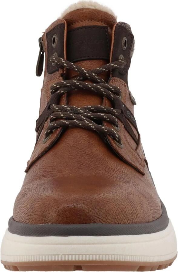 TOM TAILOR Sneakers hoog cognac donkerbruin - Foto 2