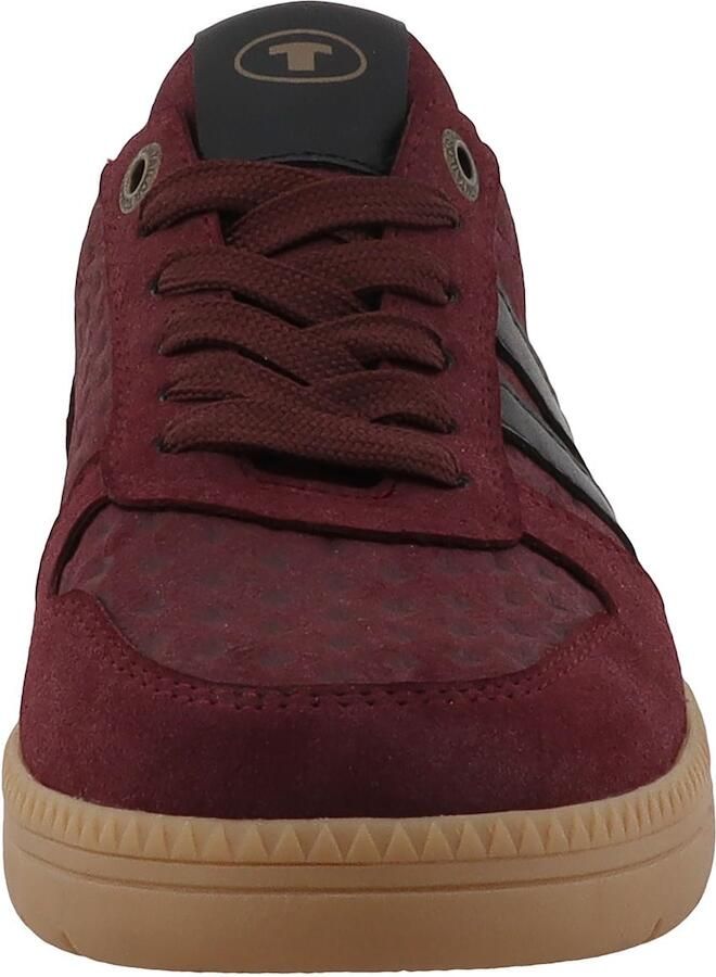 TOM TAILOR Sneakers laag beige bordeaux - Foto 2