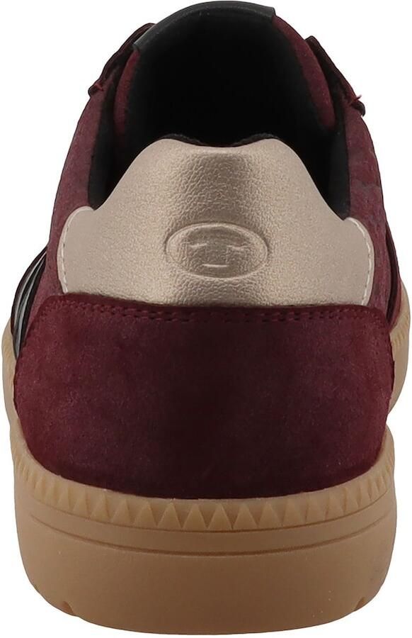TOM TAILOR Sneakers laag beige bordeaux - Foto 3