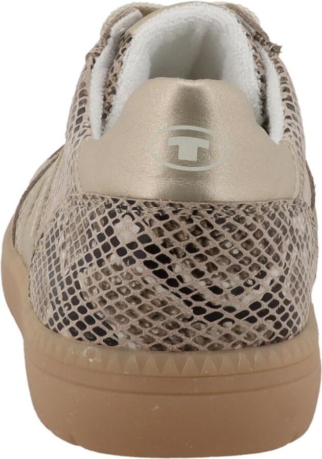 TOM TAILOR Sneakers laag beige donkerbruin zwart - Foto 4