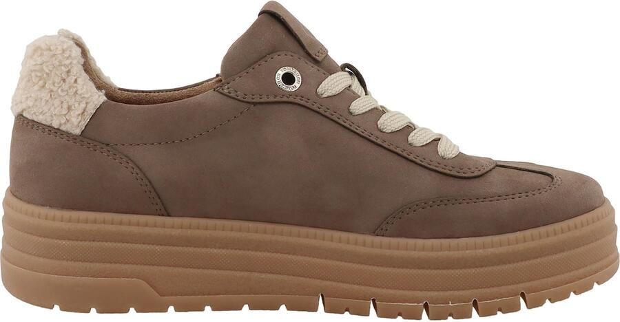 TOM TAILOR Sneakers laag beige mokka - Foto 3