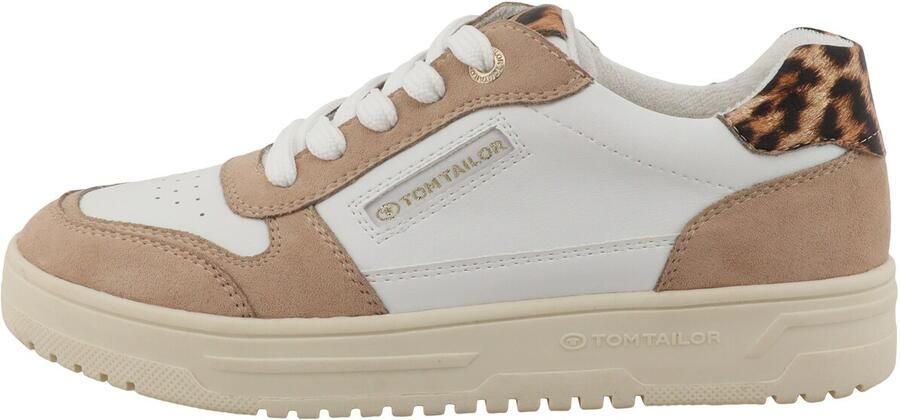 TOM TAILOR Sneakers laag beige sand zwart - Foto 4