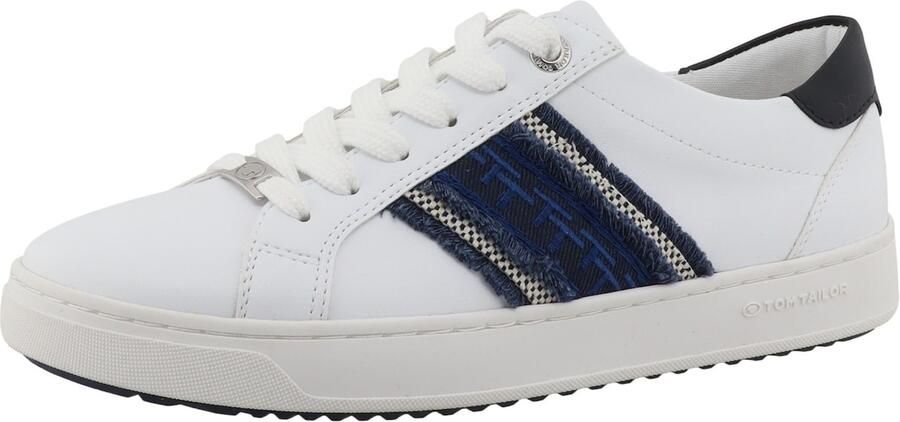 TOM TAILOR Sneakers laag blauw navy wit