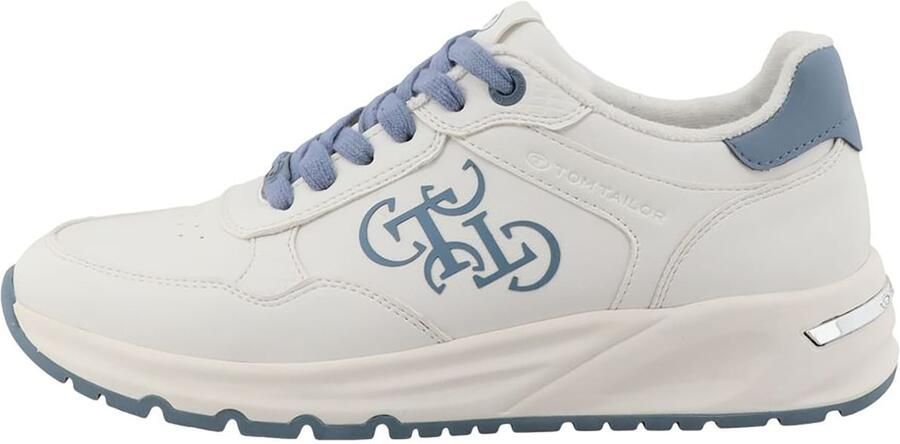 TOM TAILOR Sneakers laag blauw wit - Foto 4