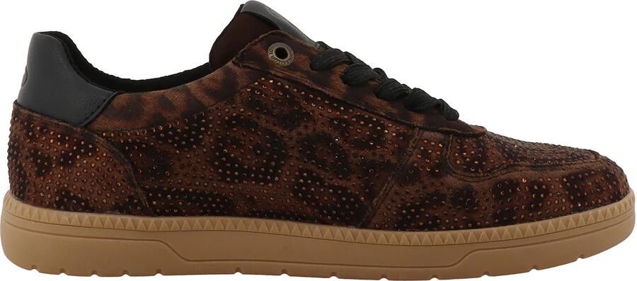TOM TAILOR Sneakers laag bruin donkerbruin