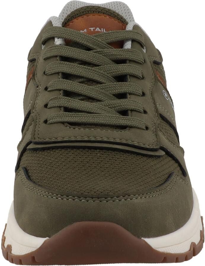 TOM TAILOR Sneakers laag bruin donkergroen - Foto 2