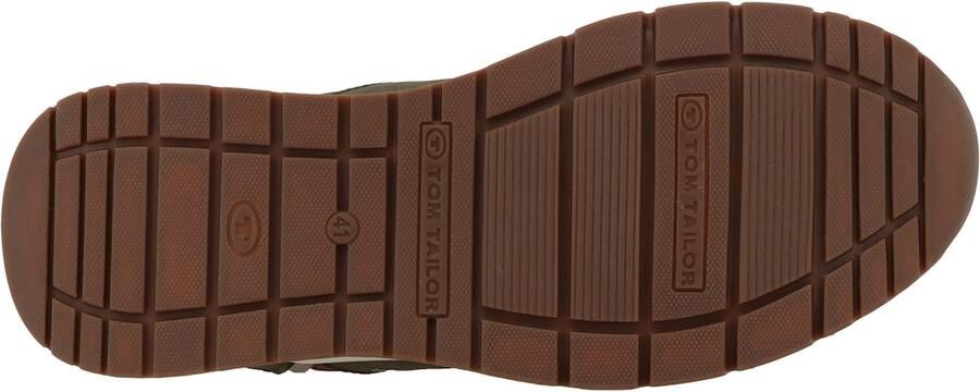 TOM TAILOR Sneakers laag bruin donkergroen - Foto 6