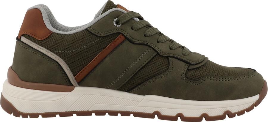 TOM TAILOR Sneakers laag bruin donkergroen - Foto 5