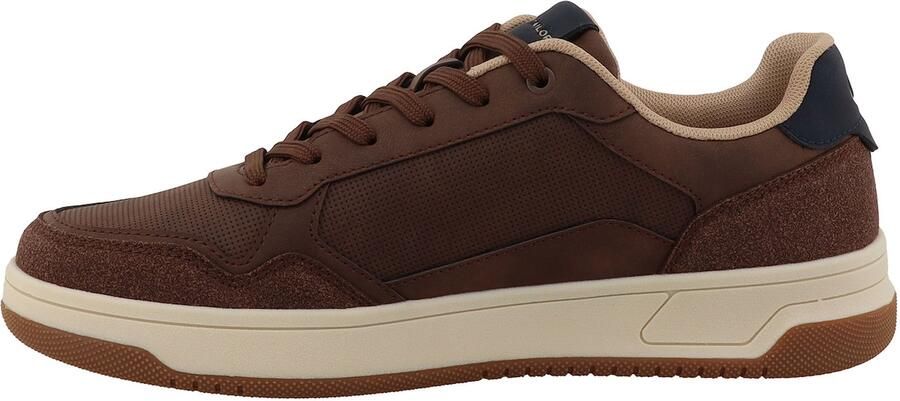 TOM TAILOR Sneakers laag bruin