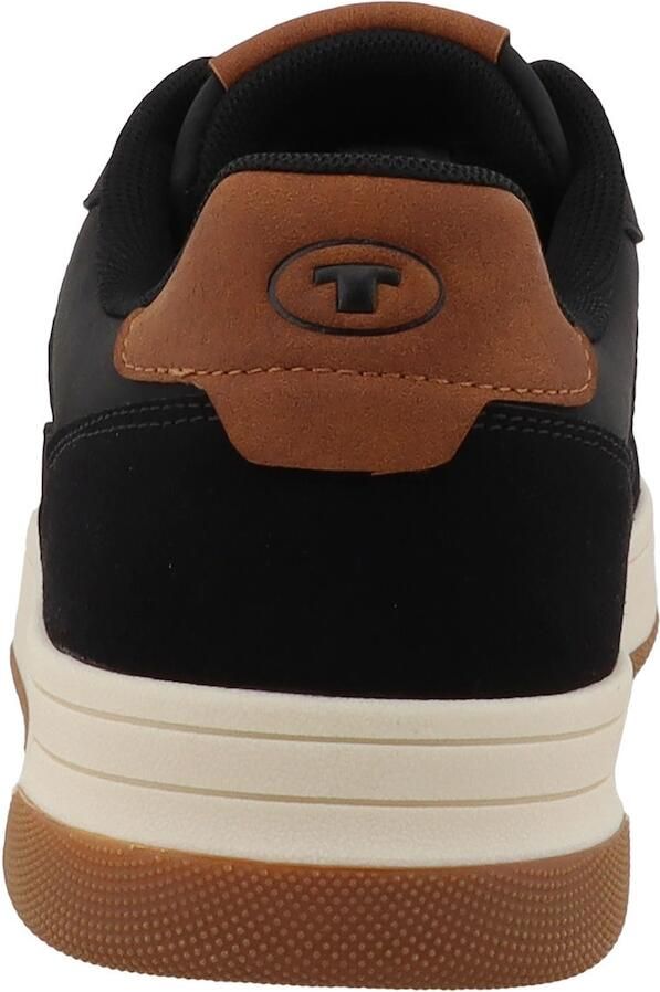 TOM TAILOR Sneakers laag bruin zwart - Foto 3