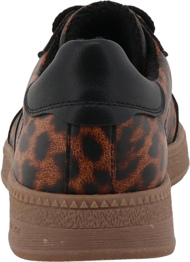 TOM TAILOR Sneakers laag bruin zwart - Foto 3