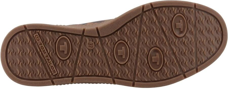 TOM TAILOR Sneakers laag bruin zwart - Foto 6