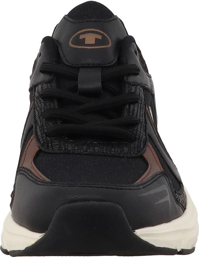TOM TAILOR Sneakers laag bruin zwart - Foto 2