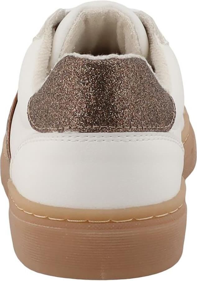 TOM TAILOR Sneakers laag bruin zwart wit - Foto 3