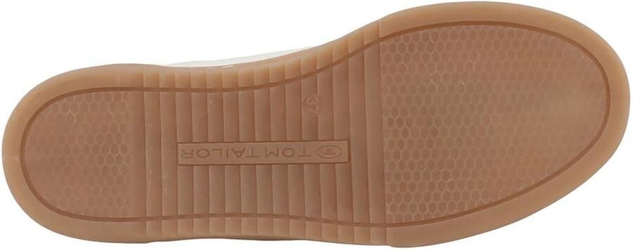 TOM TAILOR Sneakers laag bruin zwart wit - Foto 6