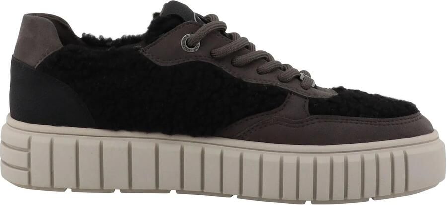 TOM TAILOR Sneakers laag chocoladebruin zwart - Foto 4