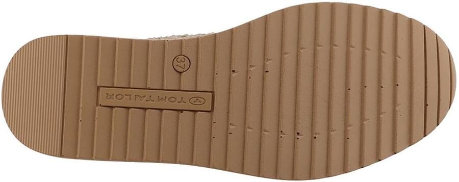 TOM TAILOR Sneakers laag crème donkerbeige goud - Foto 6