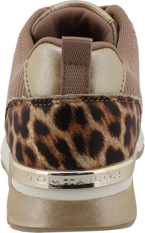 TOM TAILOR Sneakers laag donkerbeige brokaat zwart - Foto 5