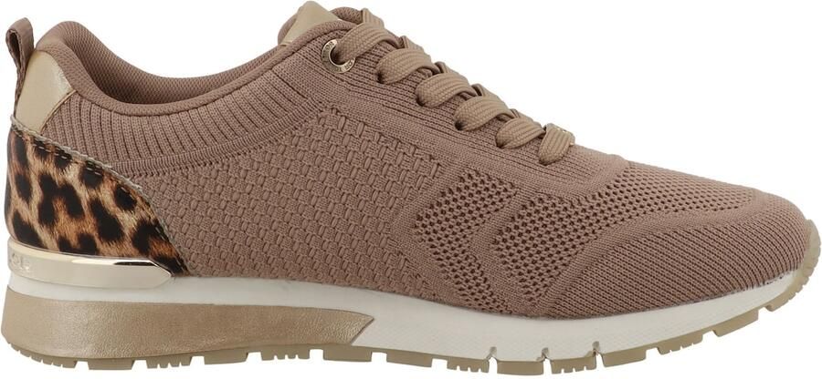 TOM TAILOR Sneakers laag donkerbeige brokaat zwart - Foto 7