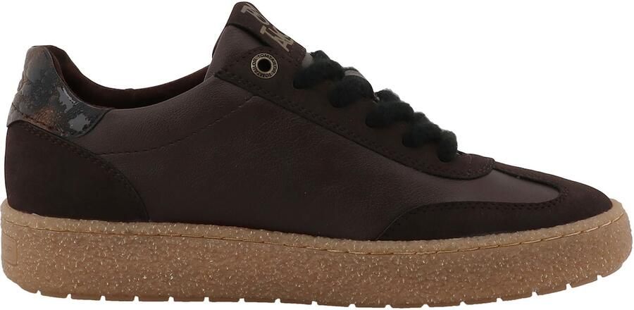 TOM TAILOR Sneakers laag donkerbruin
