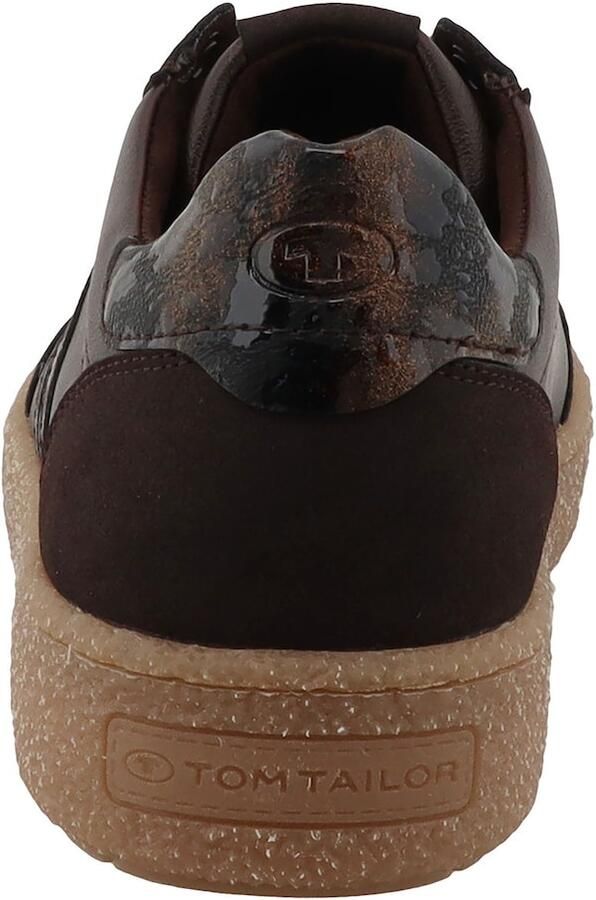 TOM TAILOR Sneakers laag donkerbruin - Foto 3
